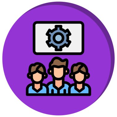 takım web simgesi basit tasarım