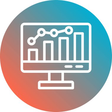 seo modern simgesinin vektör illüstrasyonu