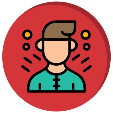 Modern simgenin vektör illüstrasyonu