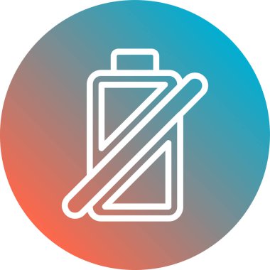 pil vektör resimleme simgesi