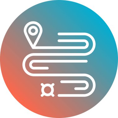 harita pin simgesi, vektör illüstrasyonu