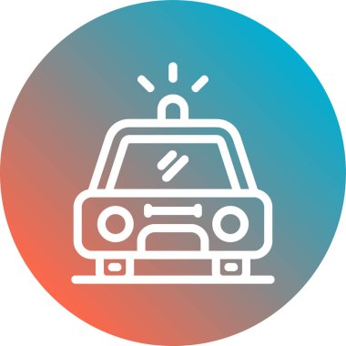 araba simgesi vektör illüstrasyonu