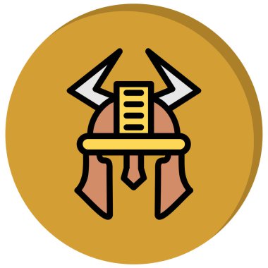 Çizgi film simgesinin vektör çizimi