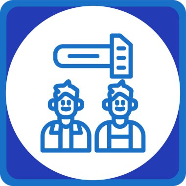 İnsan simgesinin vektör illüstrasyonu