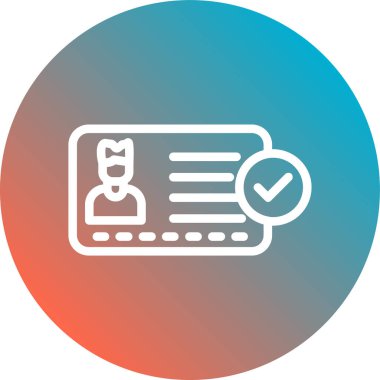 Kolayca düzenleyebilen ve düzenleyebilen izole edilmiş vektör simgesini kontrol et