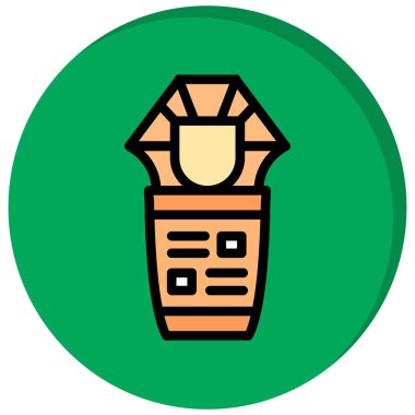 Bir Noel mumunun vektör çizimi