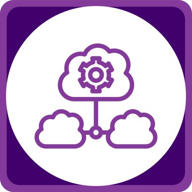 Modern simgenin vektör illüstrasyon tasarımı