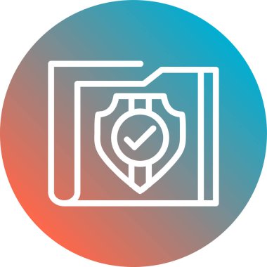 kalkan simgesi, vektör illüstrasyonu