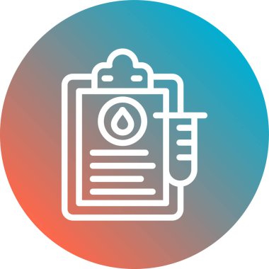 vektör panosu simgesi, basit vektör illüstrasyonu