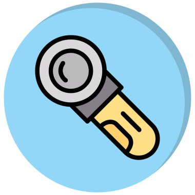 Büyütme cam simgesi vektör illüstrasyonu