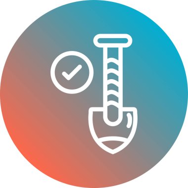 Modern oto tamir simgesinin vektör illüstrasyonu