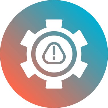 dişli simgesi vektör illüstrasyonu