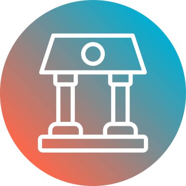 Yapı simgesinin vektör illüstrasyonu