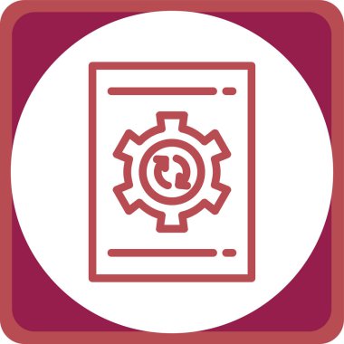 seo modern simgesinin vektör illüstrasyonu