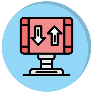 dizüstü bilgisayar. Basit resimleme