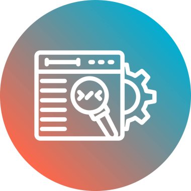 Web simgesi vektör illüstrasyonu