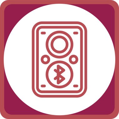 Modern bir simgenin vektör illüstrasyonu