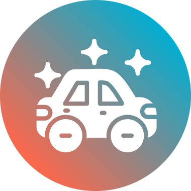 - Araba. Web simgesi basit illüstrasyon