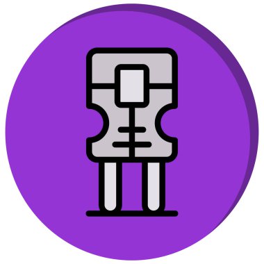 Modern b 'nin vektör illüstrasyonu eksik simgesi