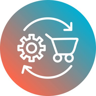 alışveriş sepeti simge vektör