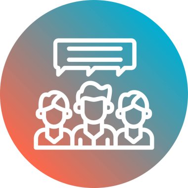 insanlar simge vektör illüstrasyonu