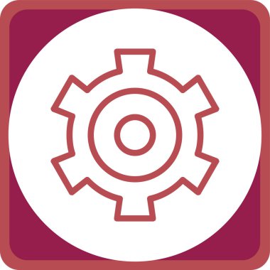 Çarklı dişli düz yuvarlanmış simge