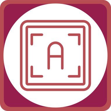 Modern simgenin vektör illüstrasyonu