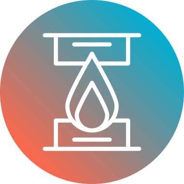 Su musluğunun vektör illüstrasyonu