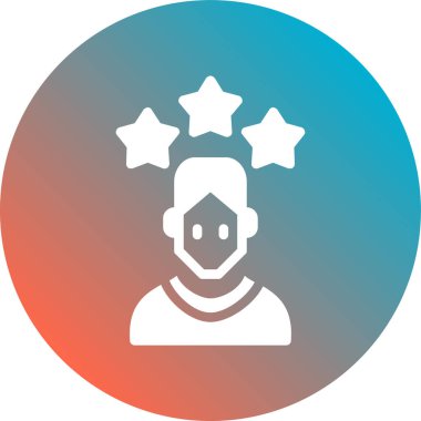 Modern bir simgenin vektör illüstrasyonu