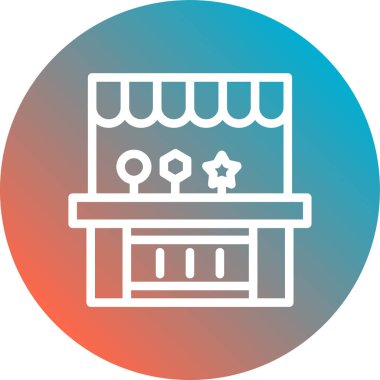 Alışveriş Arabası modern simgesinin vektör çizimi