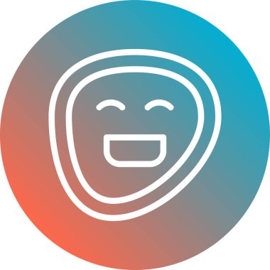 vektör emoji simgesi çizimi