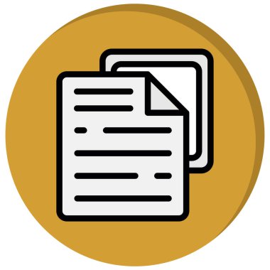 belge vektör simgesi modern illüstrasyon