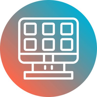 seo modern simgesinin vektör illüstrasyonu