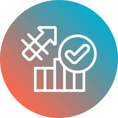 İş ve finans simgesinin vektör illüstrasyonu