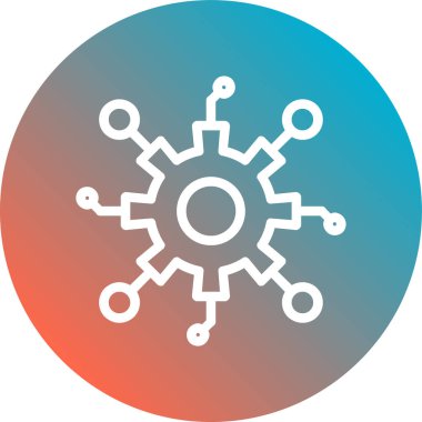 seo modern simgesinin vektör illüstrasyonu