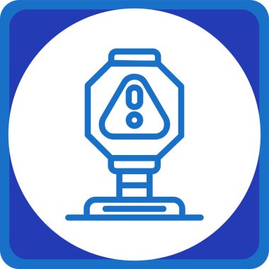 Dur işaretinin vektör illüstrasyonu