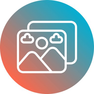 Kamera simgesi soyut bir grupta izole edildi