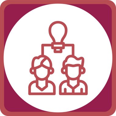 İş insanlarının vektör illüstrasyonu simgeyi finanse ediyor