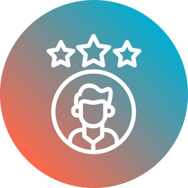 Moda biçimi izole edilmiş arkaplan yıldız simgesi