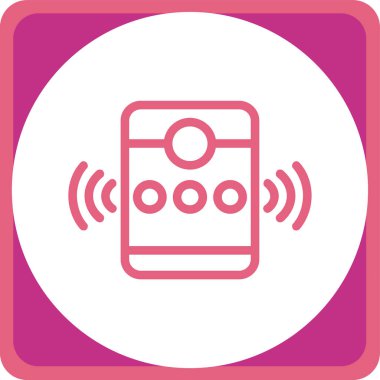 telefon vektör simgesi modern resimleme