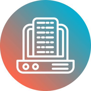 Seo simgesinin vektör illüstrasyonu