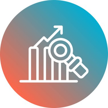 grafik simgesinin vektör illüstrasyonu