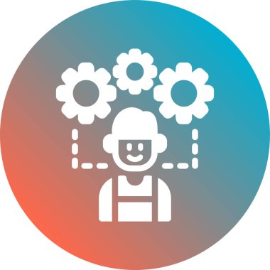 Vektör illüstrasyonu, simge ögesi arkaplanı