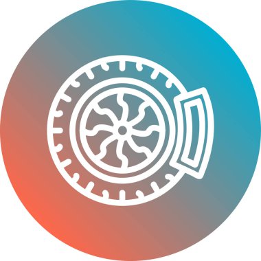 Modern simgenin vektör illüstrasyonu