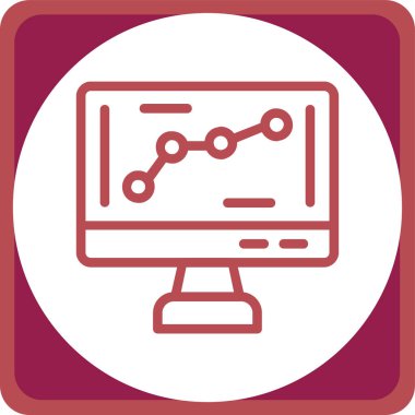 Modern simgenin vektör illüstrasyonu