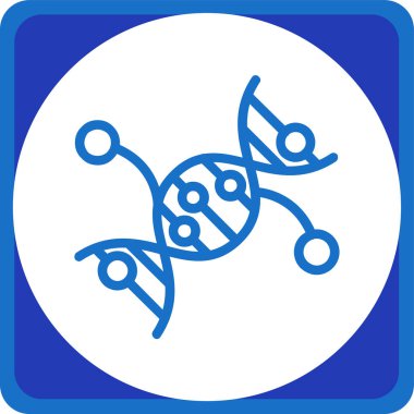 Mavi ve beyaz bir doğrunun vektör illüstrasyonu