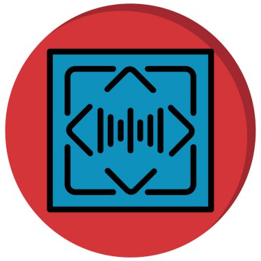 Seo simgesinin vektör illüstrasyonu