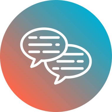 vektör konuşma simgesi