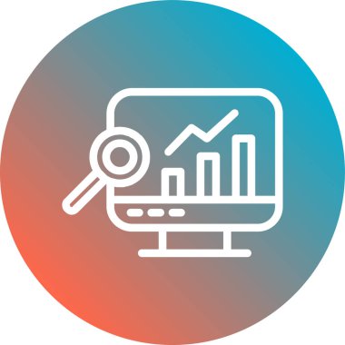 İş Analizi simge vektör çizim