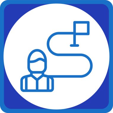 iş kartı simgesi, vektör illüstrasyonu